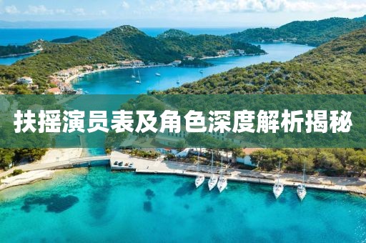 扶摇演员表及角色深度解析揭秘