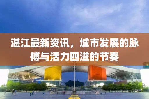 湛江最新资讯，城市发展的脉搏与活力四溢的节奏