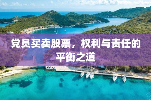 党员买卖股票，权利与责任的平衡之道