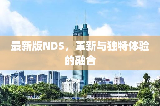 最新版NDS，革新与独特体验的融合