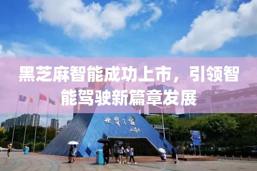 黑芝麻智能成功上市，引领智能驾驶新篇章发展