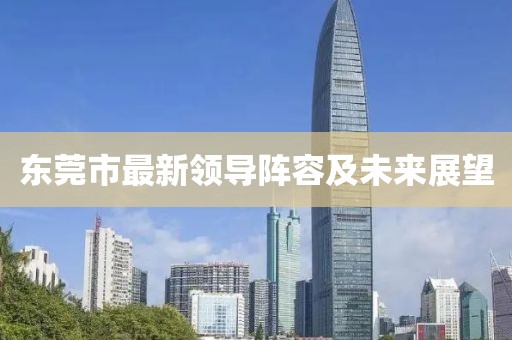 东莞市最新领导阵容及未来展望