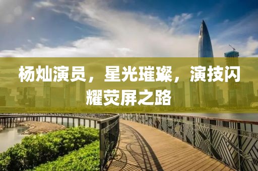 杨灿演员，星光璀璨，演技闪耀荧屏之路