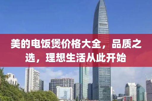 美的电饭煲价格大全，品质之选，理想生活从此开始