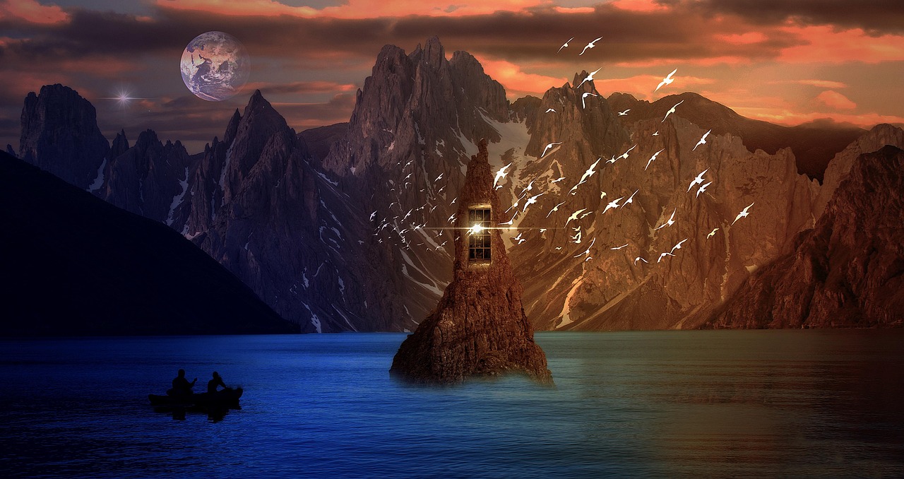 动漫海景，梦幻与现实交融的绝美画卷